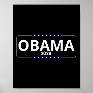 Poster Vote Obama 2028 Retro Obama Président 2028 Obama 2