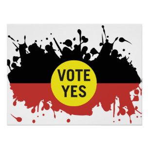 Poster Vote Oui Voix autochtone au Parlement