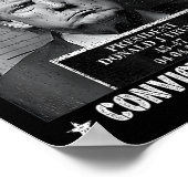 Poster Vote Pour Le Condamné Felon Funny Trump 2024 (Coin)