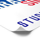 Poster Vote pour le président de classe : Élection du con (Coin)