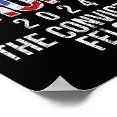 Poster Vote Pour Trump 2024 Condamné Felon Convict Vint (Coin)