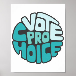 Poster Vote Pro Choix Art De Mot