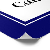 Poster Vote Rouge/Bleu (Coin)