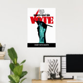 Poster Vote sur les droits de la femme (Bureau à domicile)