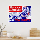 Poster Vote Tea Party (Cuisine)