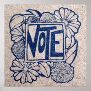 POSTER VOTE VINTAGE