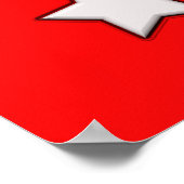 Poster Voter avec Stars (Coin)