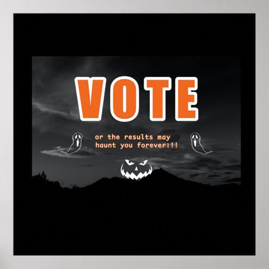 Poster Voter Des Tactiques Peur (Devant)