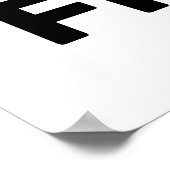 Poster VOTER Justice Liberté Droits Liberté (Coin)