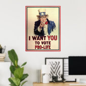 Poster Voter pour la vie (Bureau à domicile)