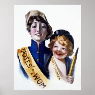 Poster Votes pour des femmes - Suffrage des femmes, 1915