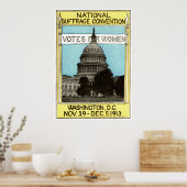 Poster Votes pour les femmes de 1913 (Cuisine)
