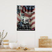 Poster Votez comme un motocycliste (Cuisine)