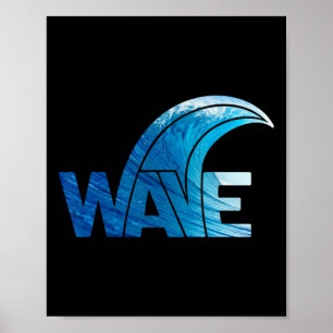 Poster Votez pour la vague bleue, le président démocrate,