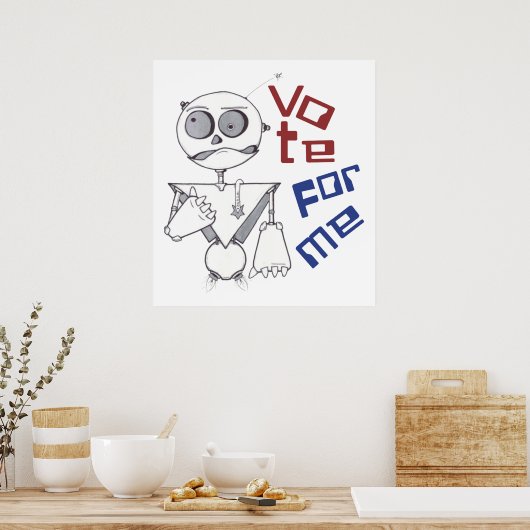 POSTER VOTEZ POUR MOI (Cuisine)