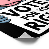 Poster Votez Pour Vos Droits ! Sticker1 (Coin)