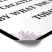 Poster Votre avenir est créé par ce que vous faites aujou (Coin)