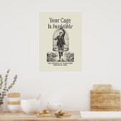 Poster Votre cage est invisible (Cuisine)