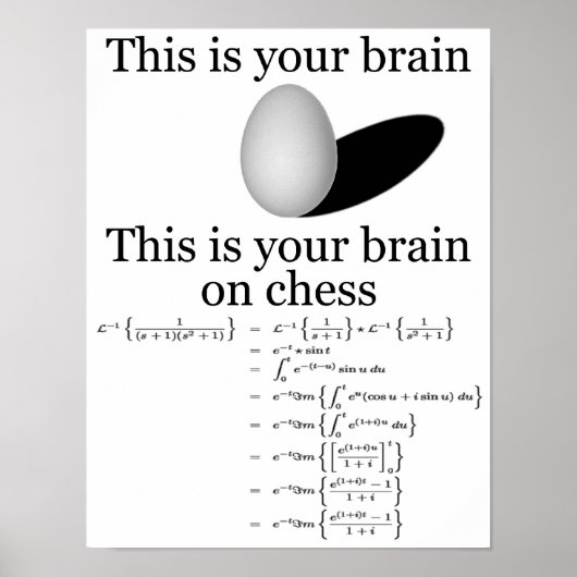 Poster Votre cerveau aux échecs (Devant)