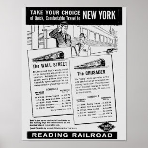 Poster Votre choix des trains à l'affiche de New York