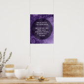 Poster Votre Citation Préférée Cercles D'Oeuvre Purple Gr (Cuisine)