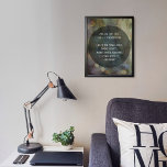 Poster Votre citation préférée Grunge texturé chaud<br><div class="desc">L'arrière - plan est recouvert d'un graphisme grunge rayé, en détresse, vintage avec des lignes de vieux cuir. La pièce reflète des tons chauds avec des accents bleus et quelques éraflures de bouquins. Vous êtes les bienvenus pour remplacer mon art numérique par le vôtre, ou même par une photo que...</div>
