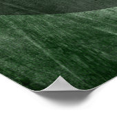 Poster Votre citation préférée Grunge vert foncé sur Cerc (Coin)