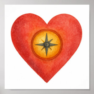 Poster Votre coeur connaît la bonne direction