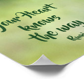 Poster Votre coeur connaît les coeurs saignants Inspirati (Coin)