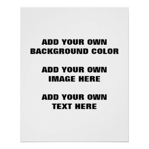 Poster Votre couleur arrière - plan, votre image, votre p