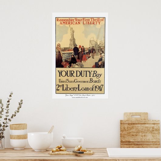 Poster "Votre devoir" (Cuisine)