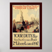 Poster "Votre devoir" - 2e prêt Liberty (Devant)