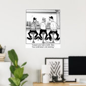 Poster Votre garde ne montre pas (Bureau à domicile)