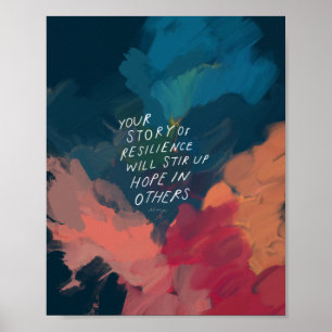 Poster "Votre histoire de résilience..."