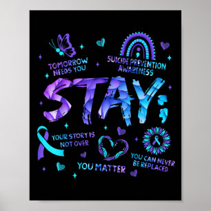 Poster Votre histoire n'est pas terminée Restez Préventio