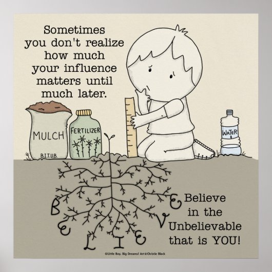 Poster Votre influence compte (Devant)