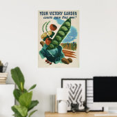 Poster Votre jardin de victoire compte plus que jamais ! (Bureau à domicile)
