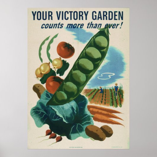 Poster Votre jardin de victoire compte plus que jamais ! (Devant)