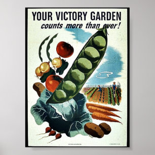Poster Votre Jardin Victoire