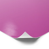 Poster Votre logo & Moderne Simple Ombre | Violet (Coin)