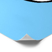 Poster Votre message Cloud de rêve sur une ficelle (Coin)