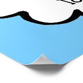 Poster Votre message Cloud de rêve sur une ficelle (Coin)