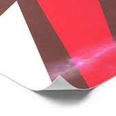 Poster Votre message Voix Bubble Amusant Retro Comique Li (Coin)