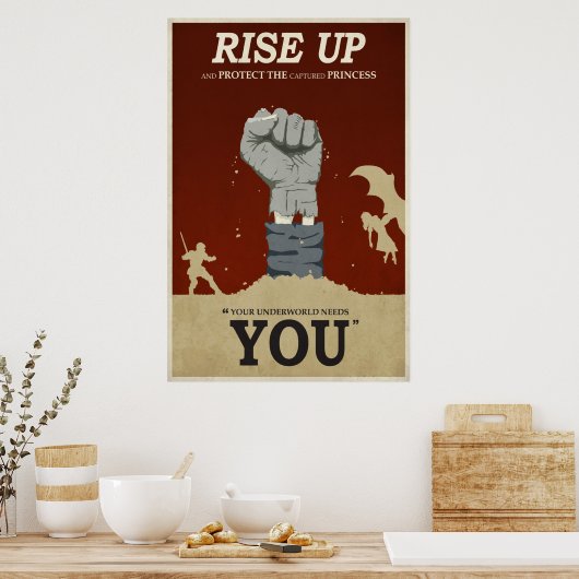 Poster Votre monde souterrain a besoin de vous (Cuisine)