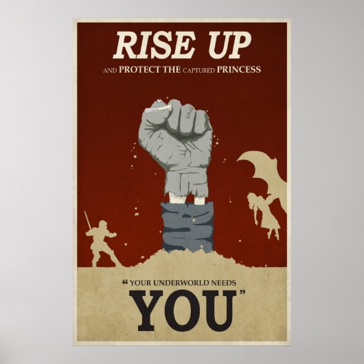 Poster Votre monde souterrain a besoin de vous (Devant)