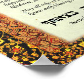 Poster Votre nom Bénédiction pour la maison (Coin)