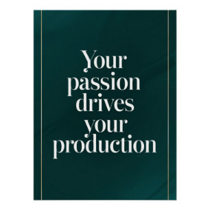 Poster Votre Passion Anime Votre Production