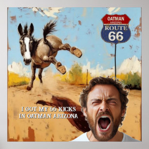 Poster votre photo, Faites-vous plaisir, oatman arizona,