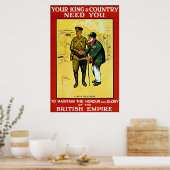 Poster Votre Roi - Imprimer (Cuisine)
