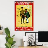 Poster Votre Roi - Imprimer (Bureau à domicile)